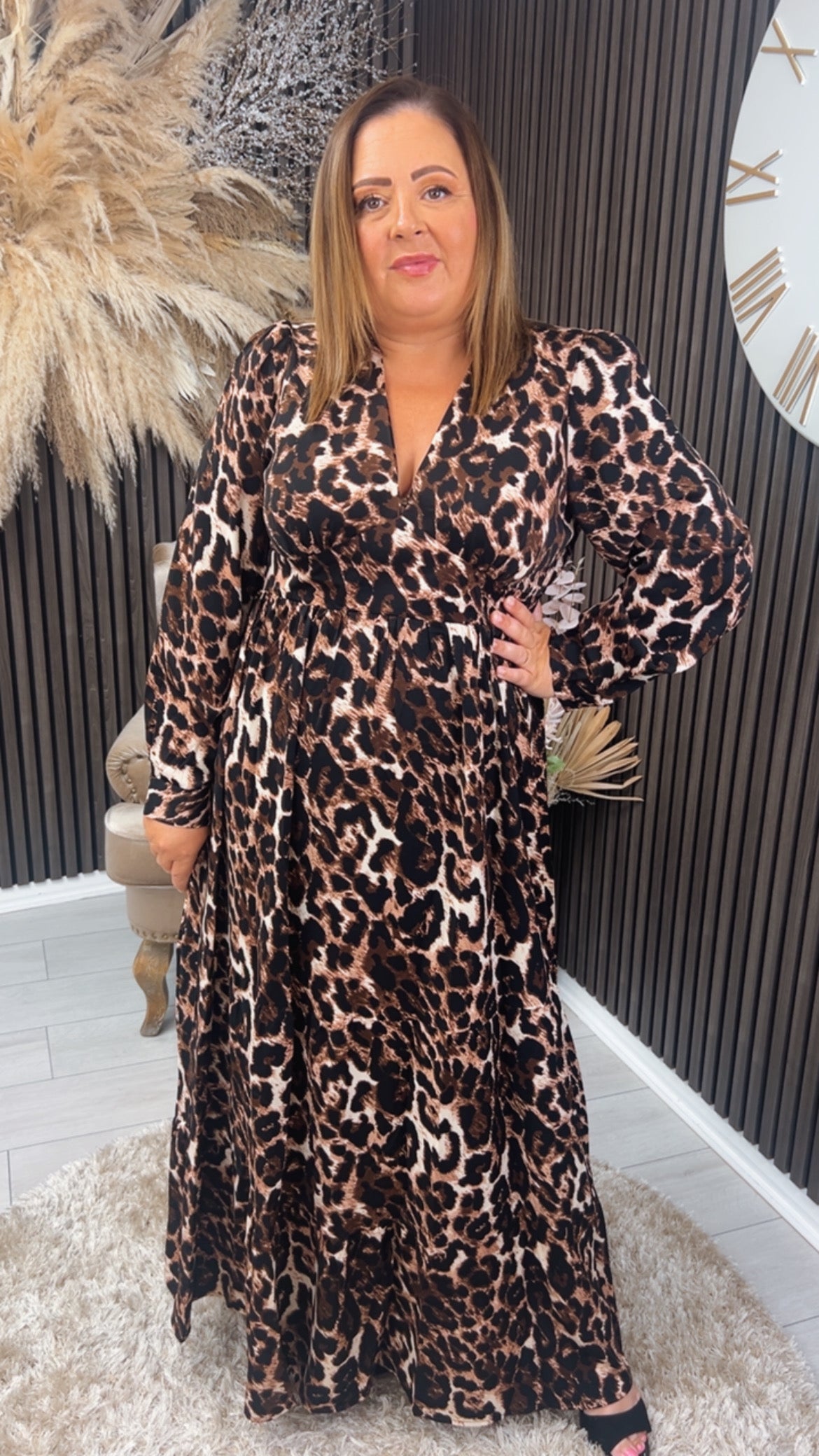 MARTA DRESS - ANIMAL PRINT