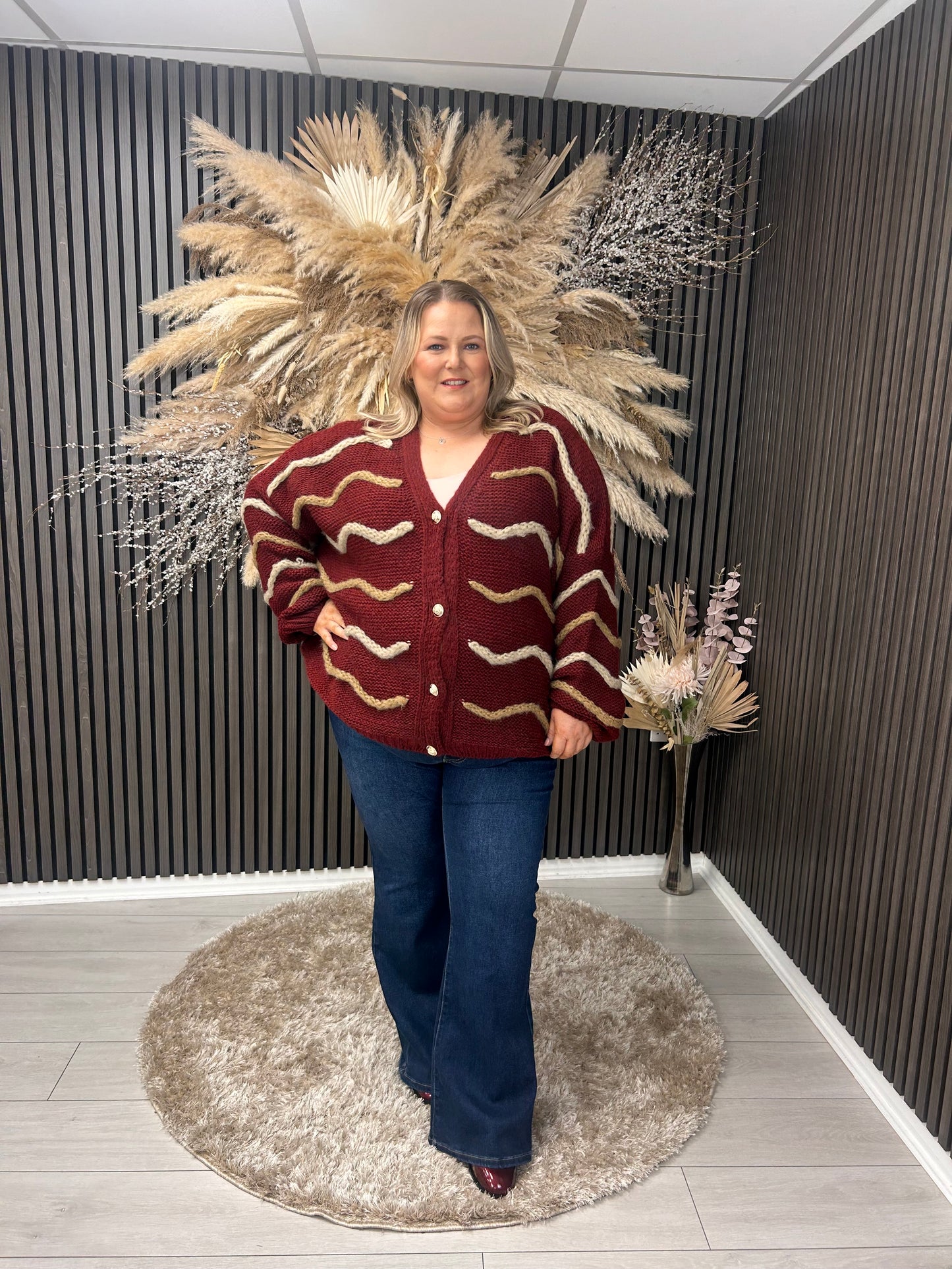 TORI CARDIGAN - WINE