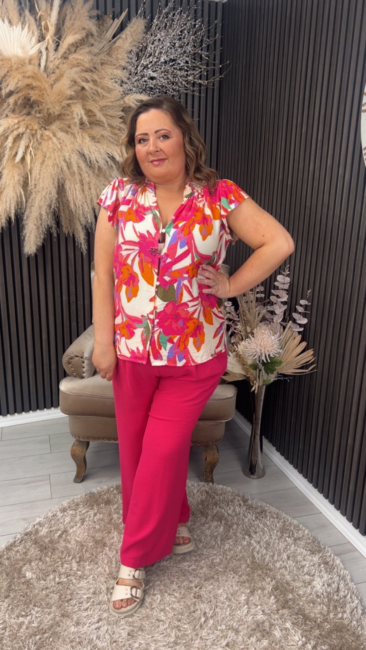 LETITIA TOP - MULTI FLORAL