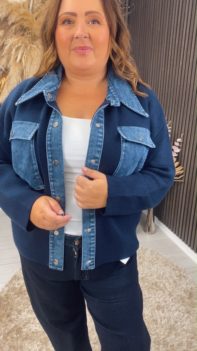 ABI JACKET - NAVY