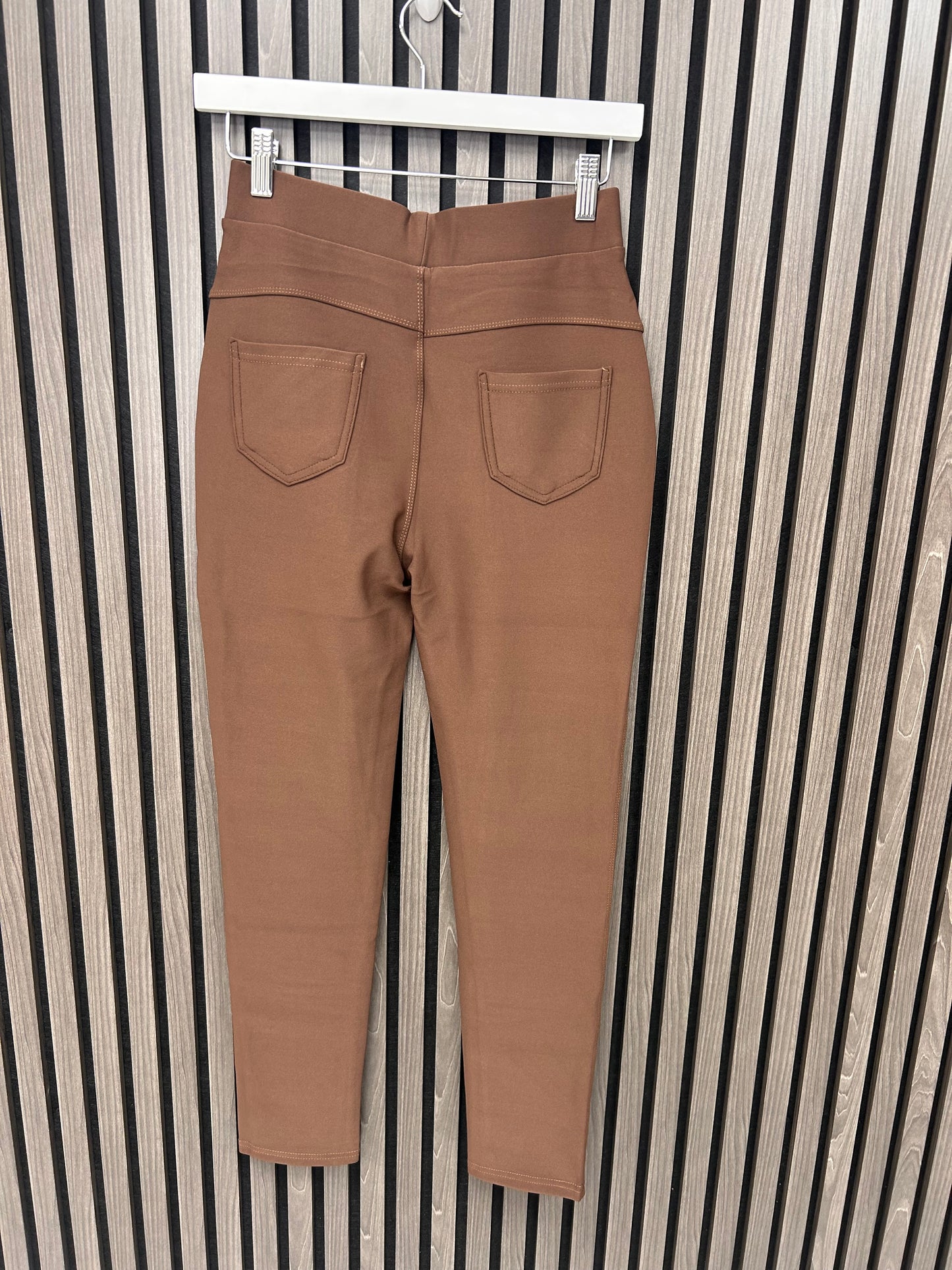 ZENDAYA MARIE LEGGINGS - BROWN