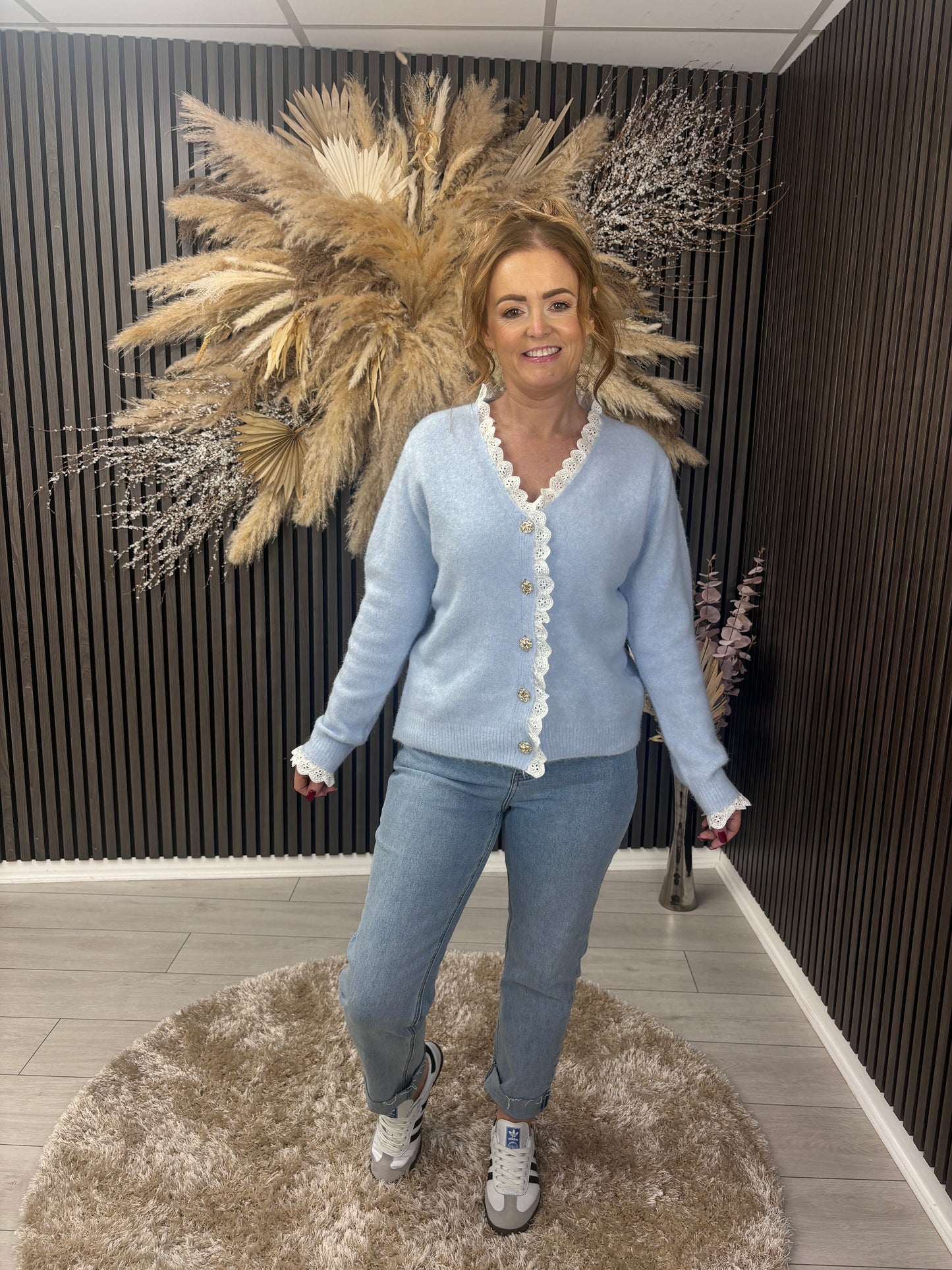 ISABELLA CARDIGAN - BLUE