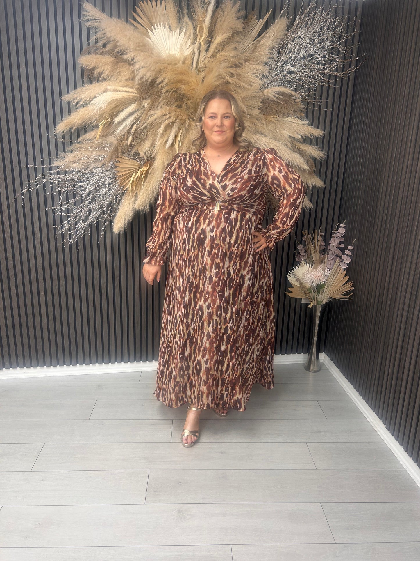 ARABELLA DRESS - ANIMAL PRINT