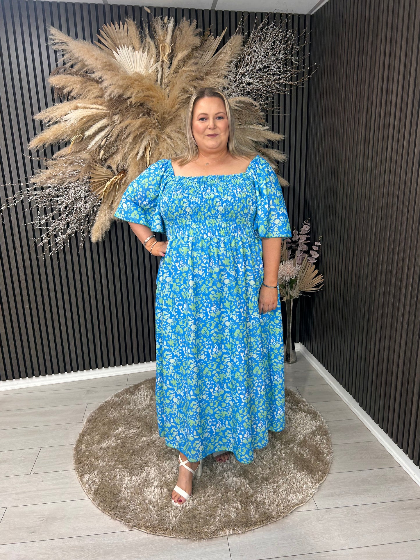 JESSICA ANN DRESS - BLUE
