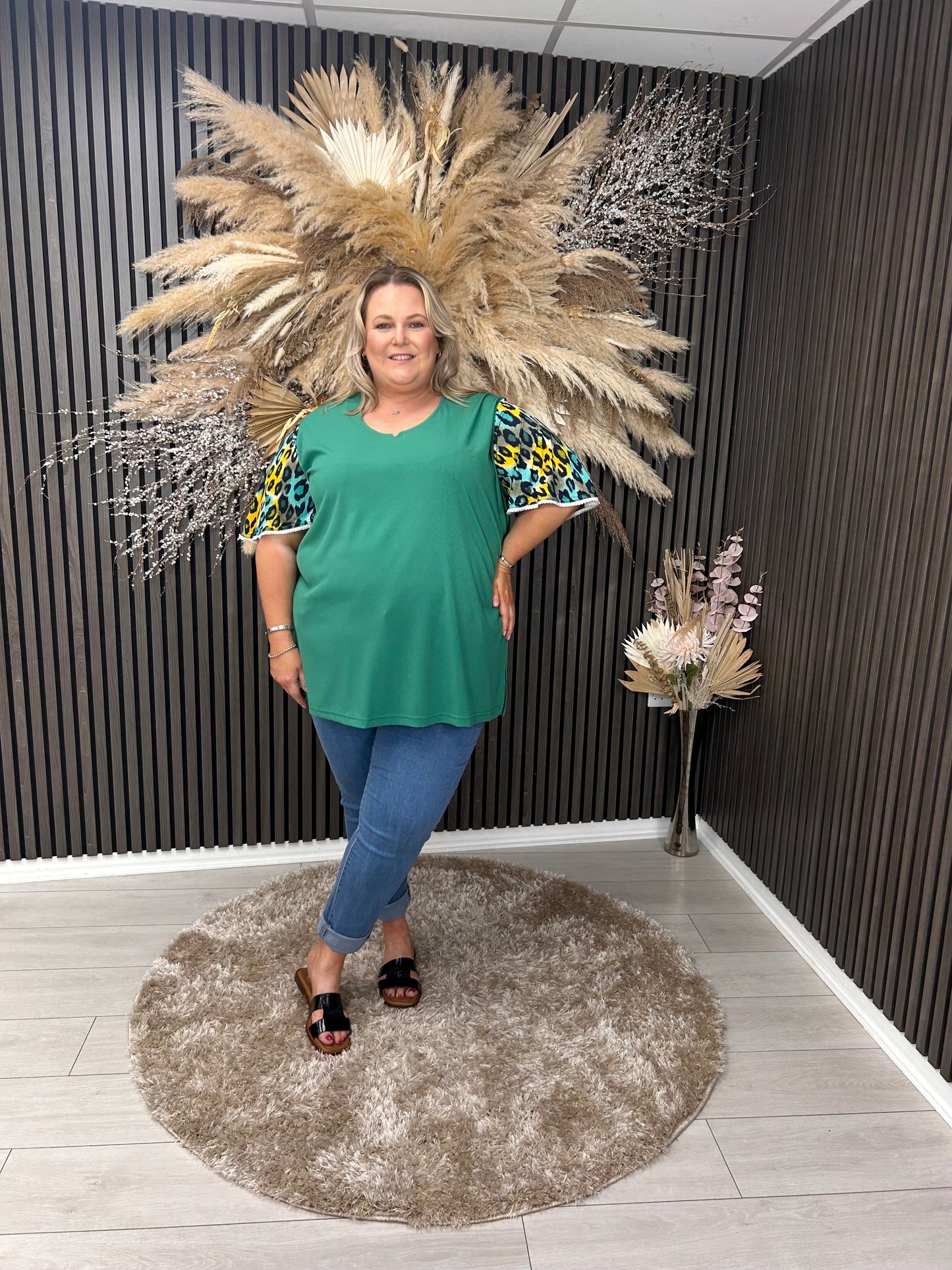 ASHLYN TOP - GREEN
