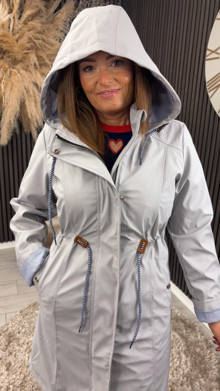 KATH RAINCOAT - GREY