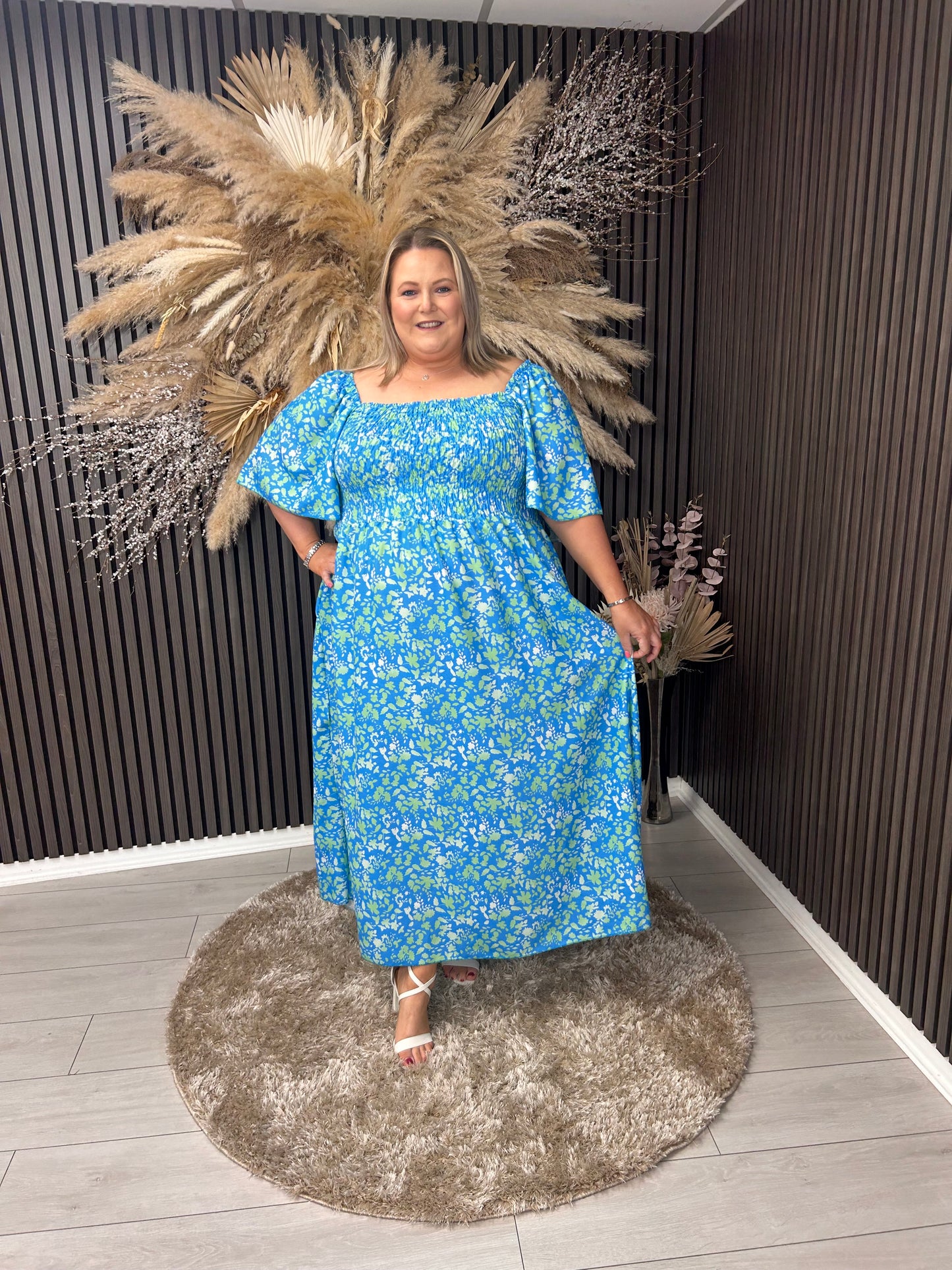 JESSICA ANN DRESS - BLUE