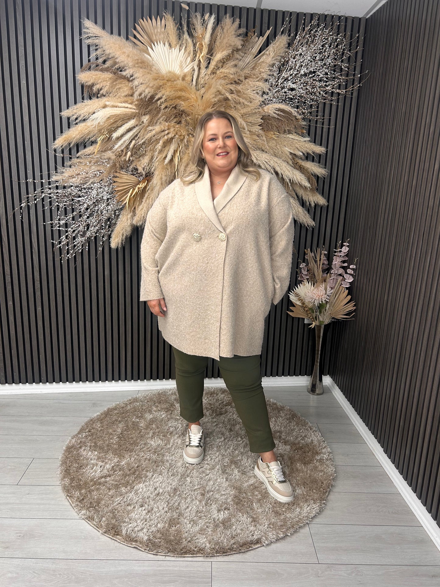 WHITNEY COAT - CREAM