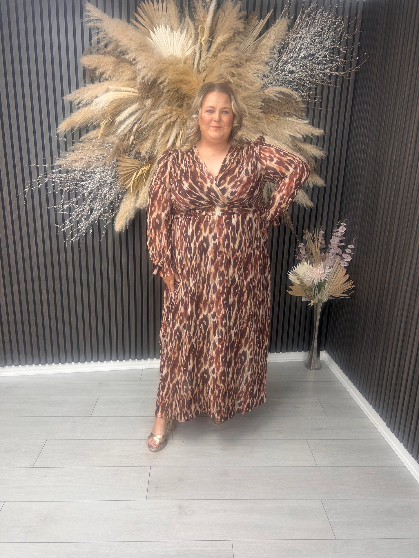 ARABELLA DRESS - ANIMAL PRINT