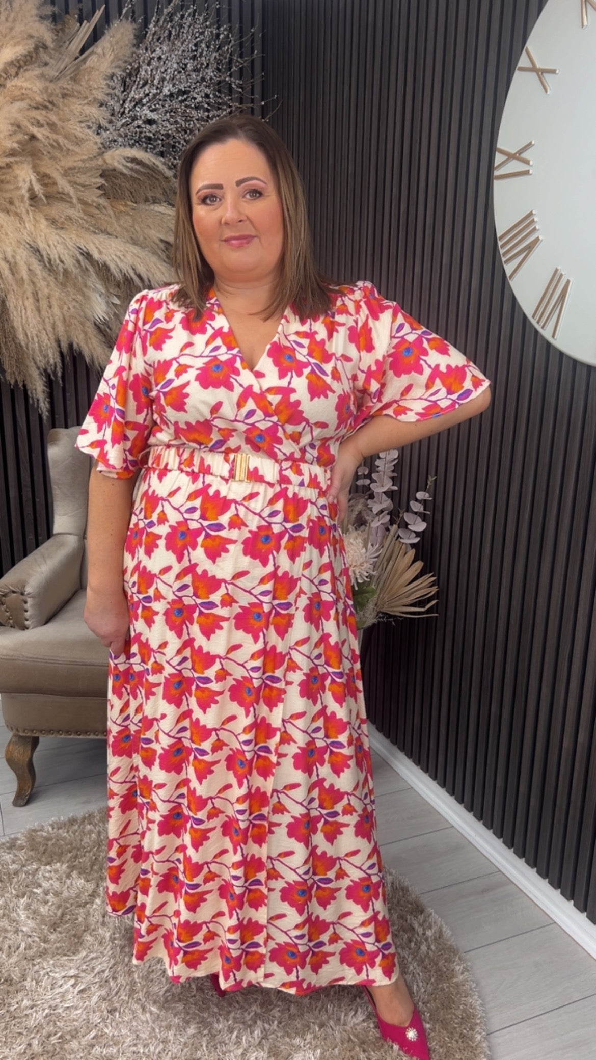 MARIA DRESS - FUCHSIA