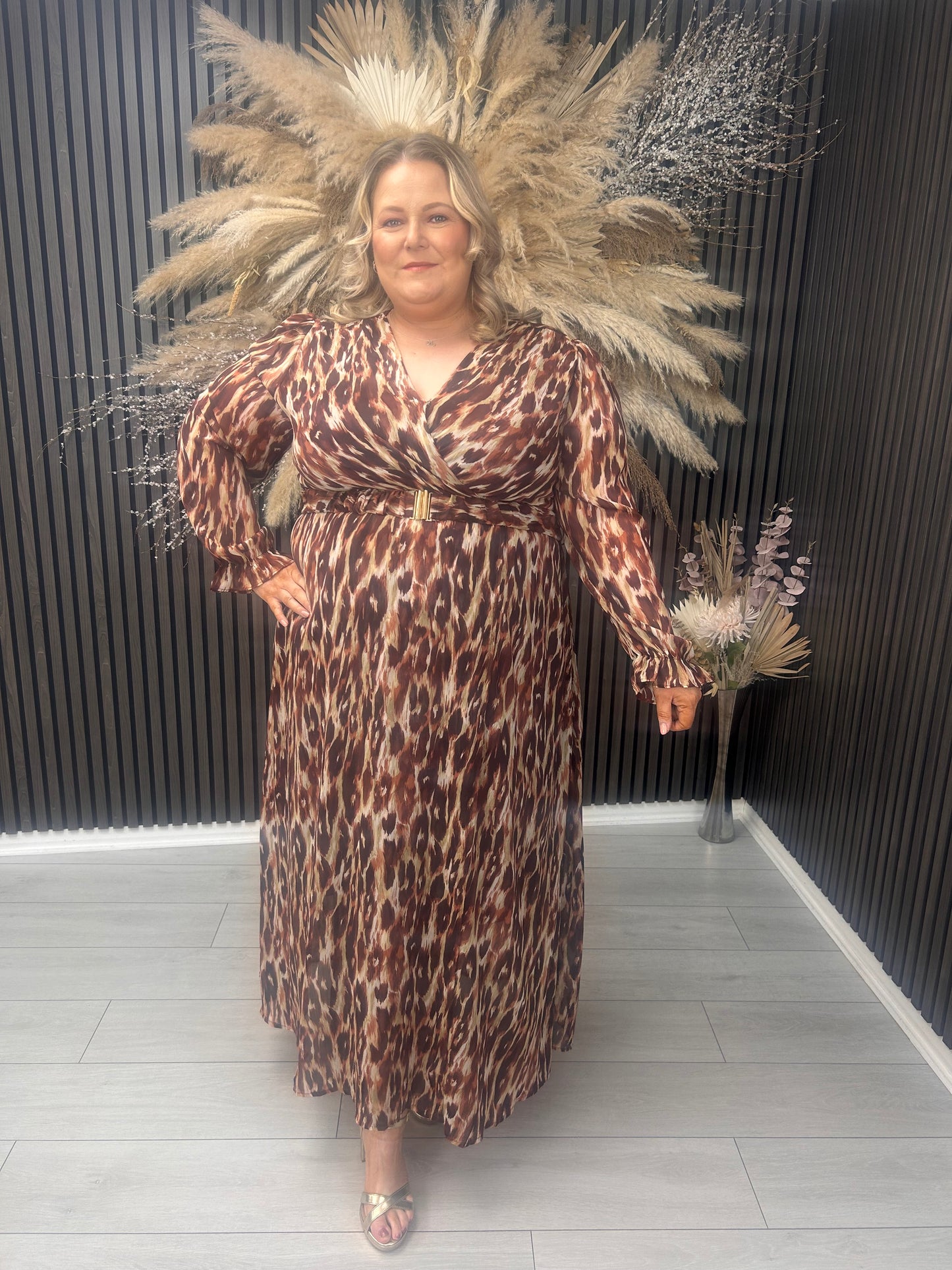 ARABELLA DRESS - ANIMAL PRINT