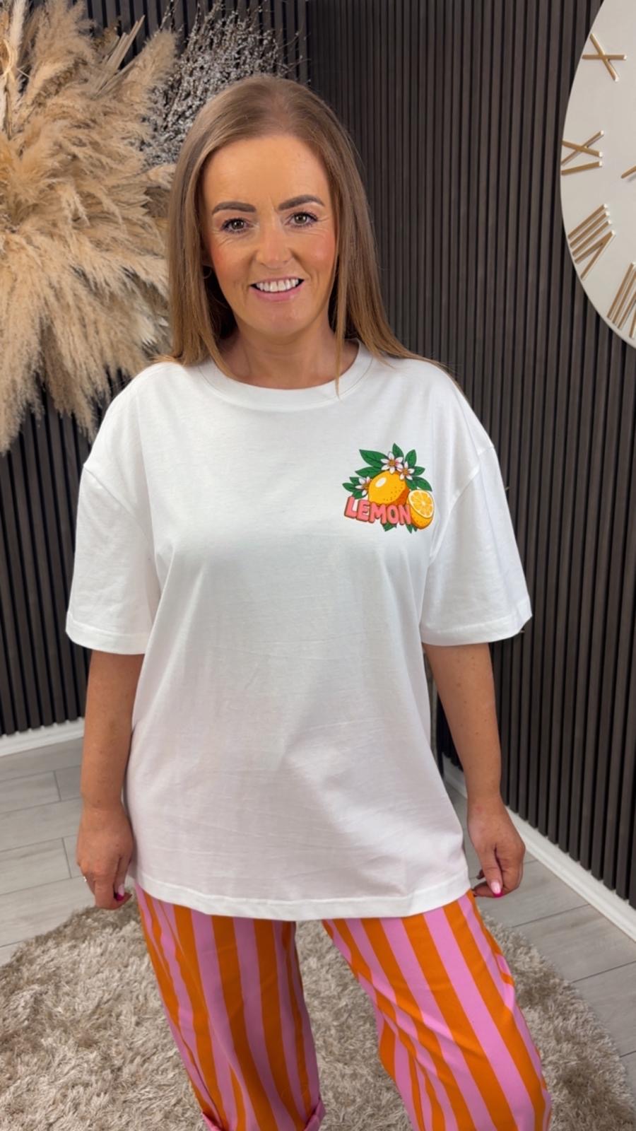 STEPH T-SHIRT - LEMON