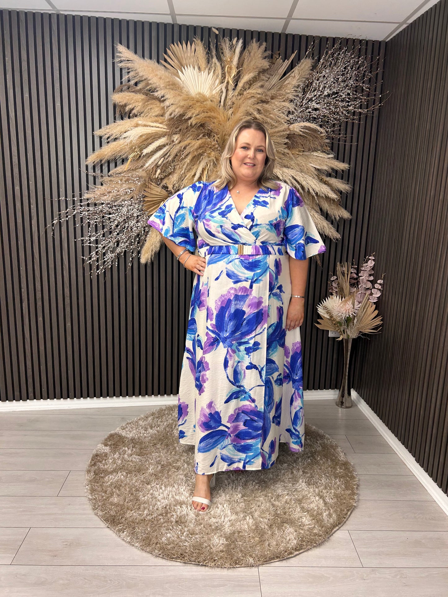 EVA DRESS - BLUE/PURPLE