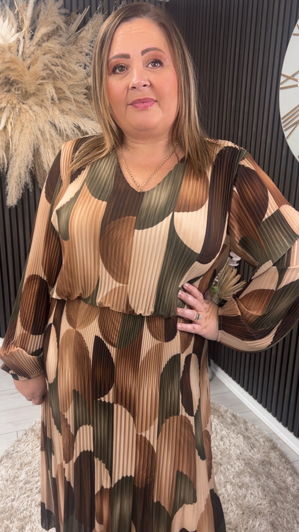 LOIS DRESS - KHAKI