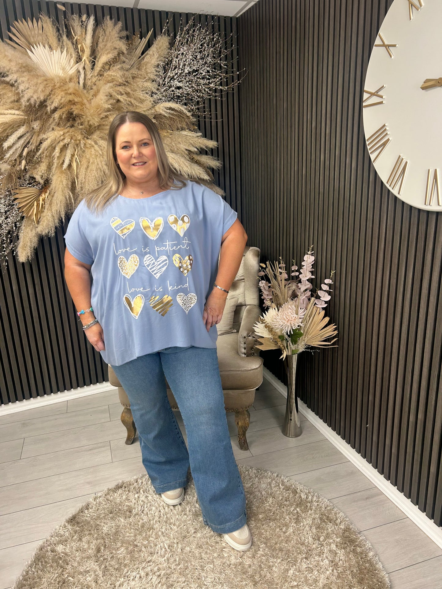 ELLEN TOP - BLUE