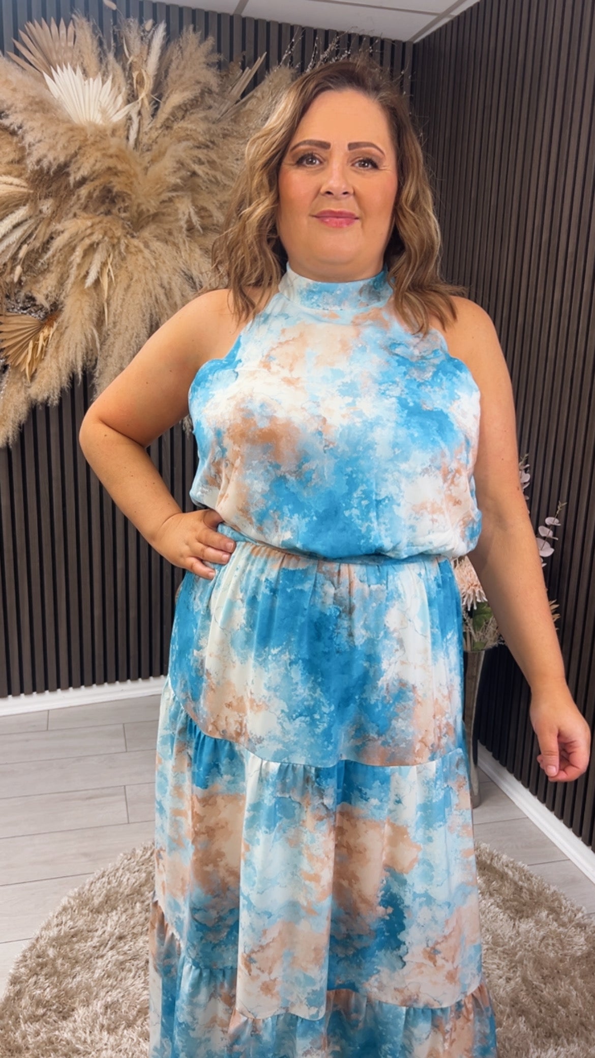 ZAYNAB DRESS - BLUE