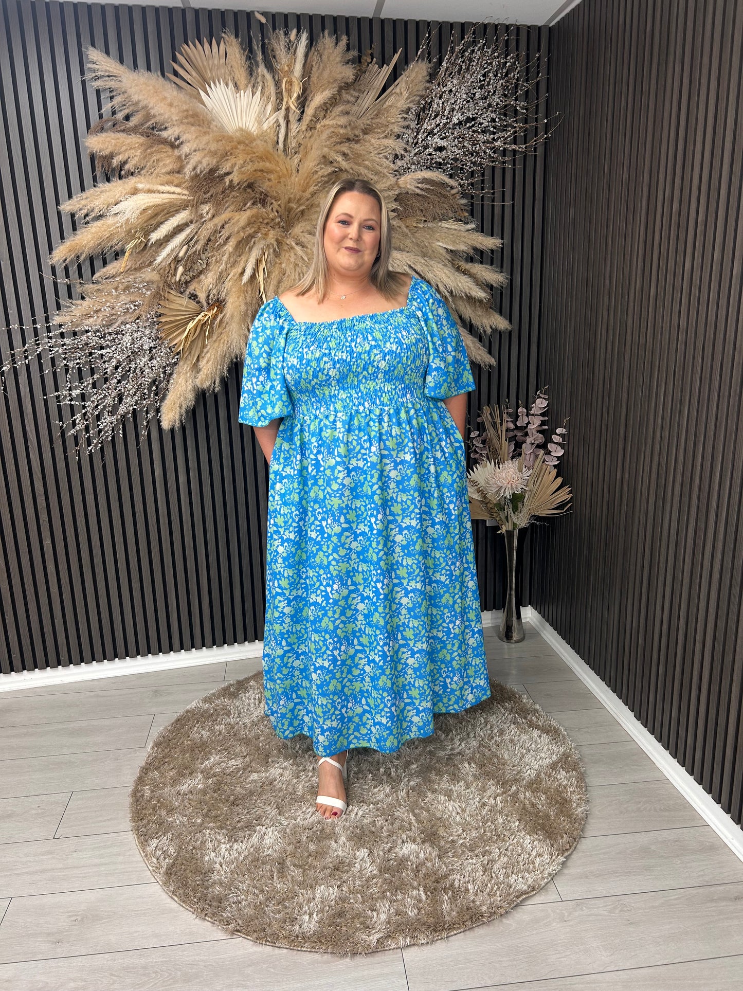 JESSICA ANN DRESS - BLUE