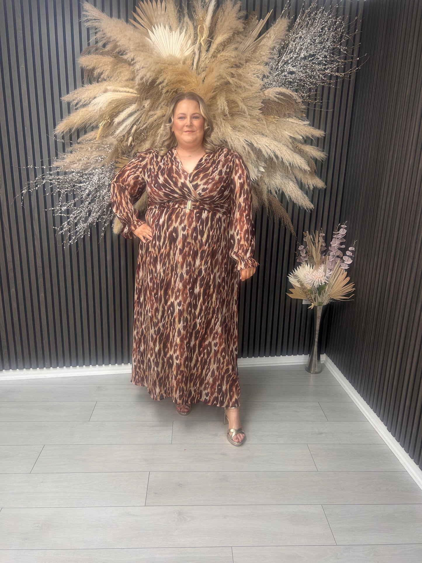 ARABELLA DRESS - ANIMAL PRINT
