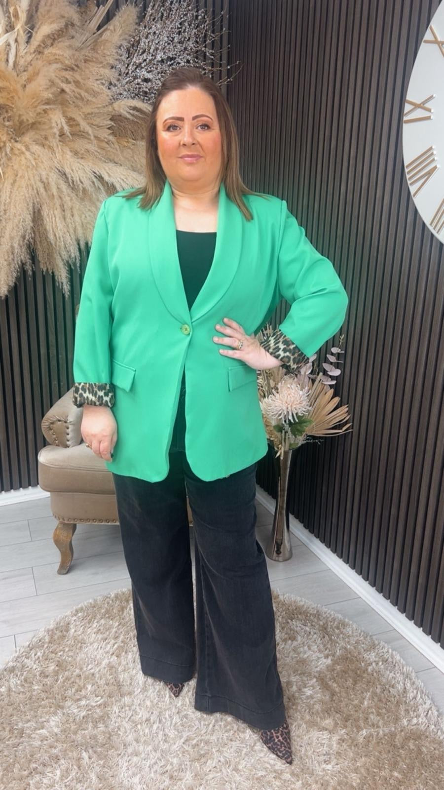 MIRA BLAZER - GREEN