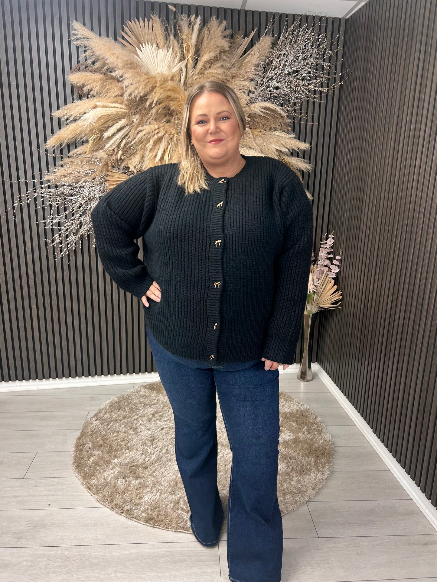 CONSTANCE CARDIGAN - BLACK