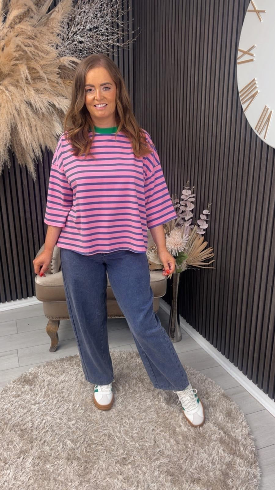 DEBBIE TOP - PINK/PURPLE