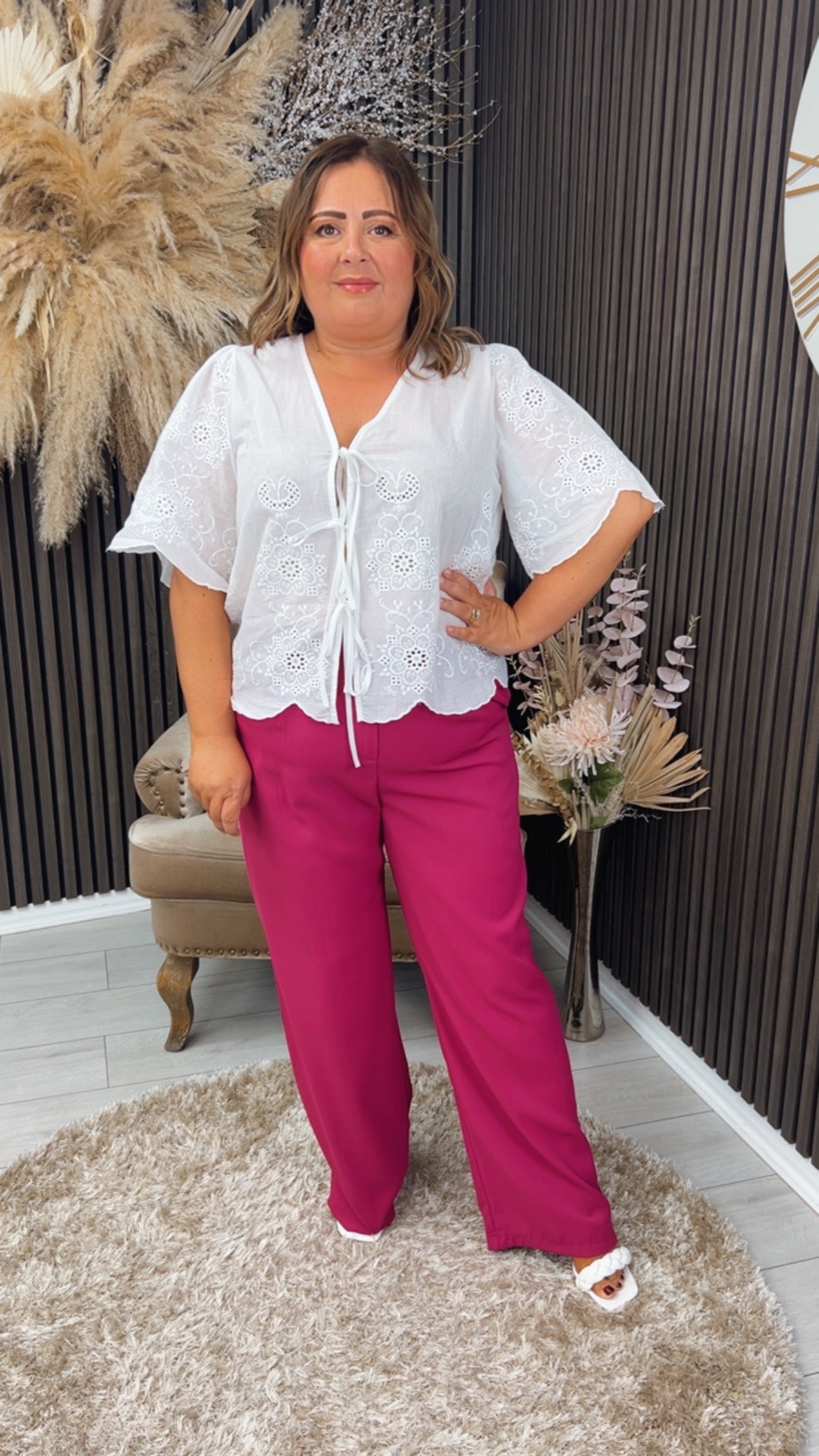 AMELLE TOP - WHITE