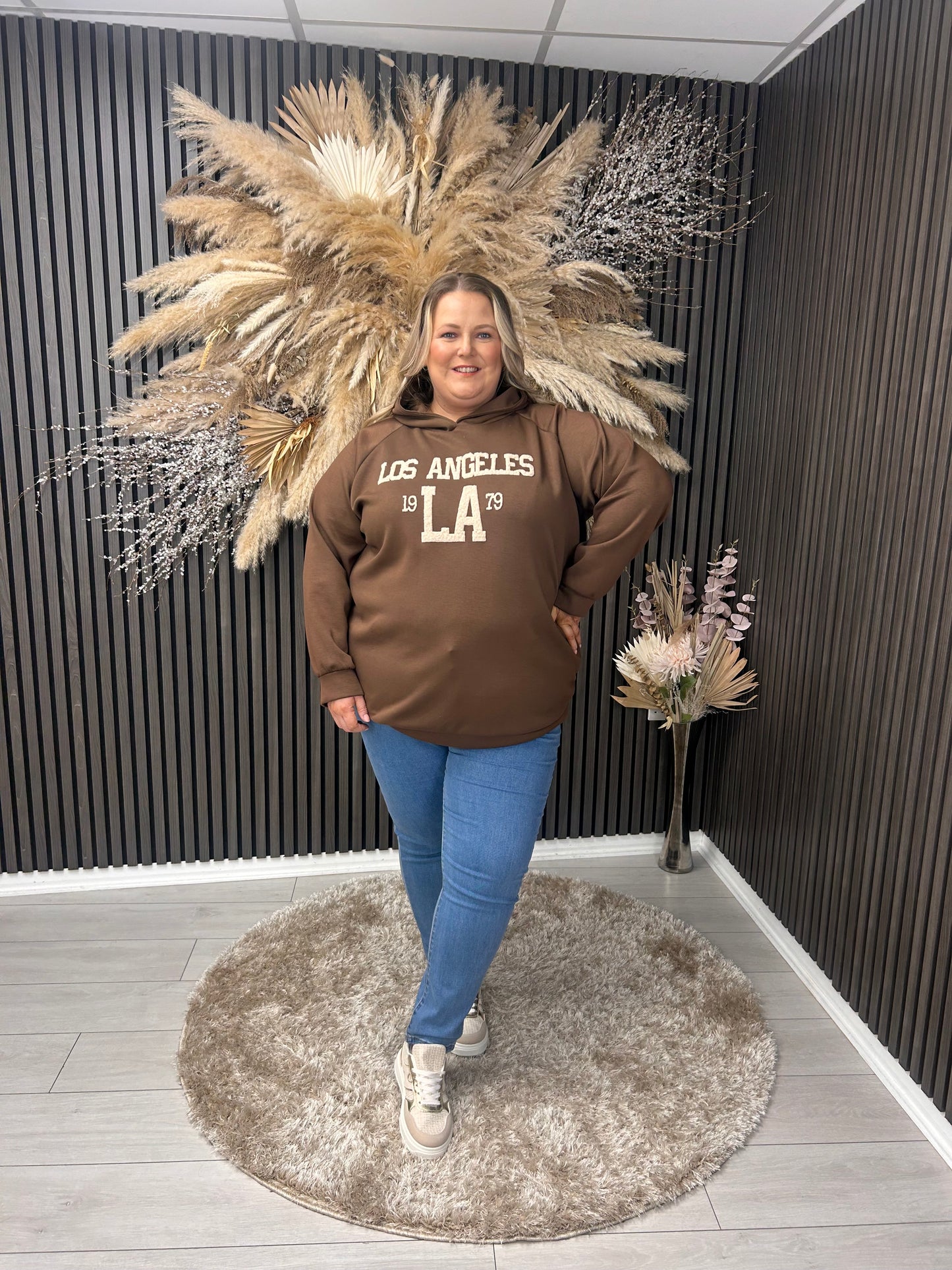GIANNA HOODIE - BROWN