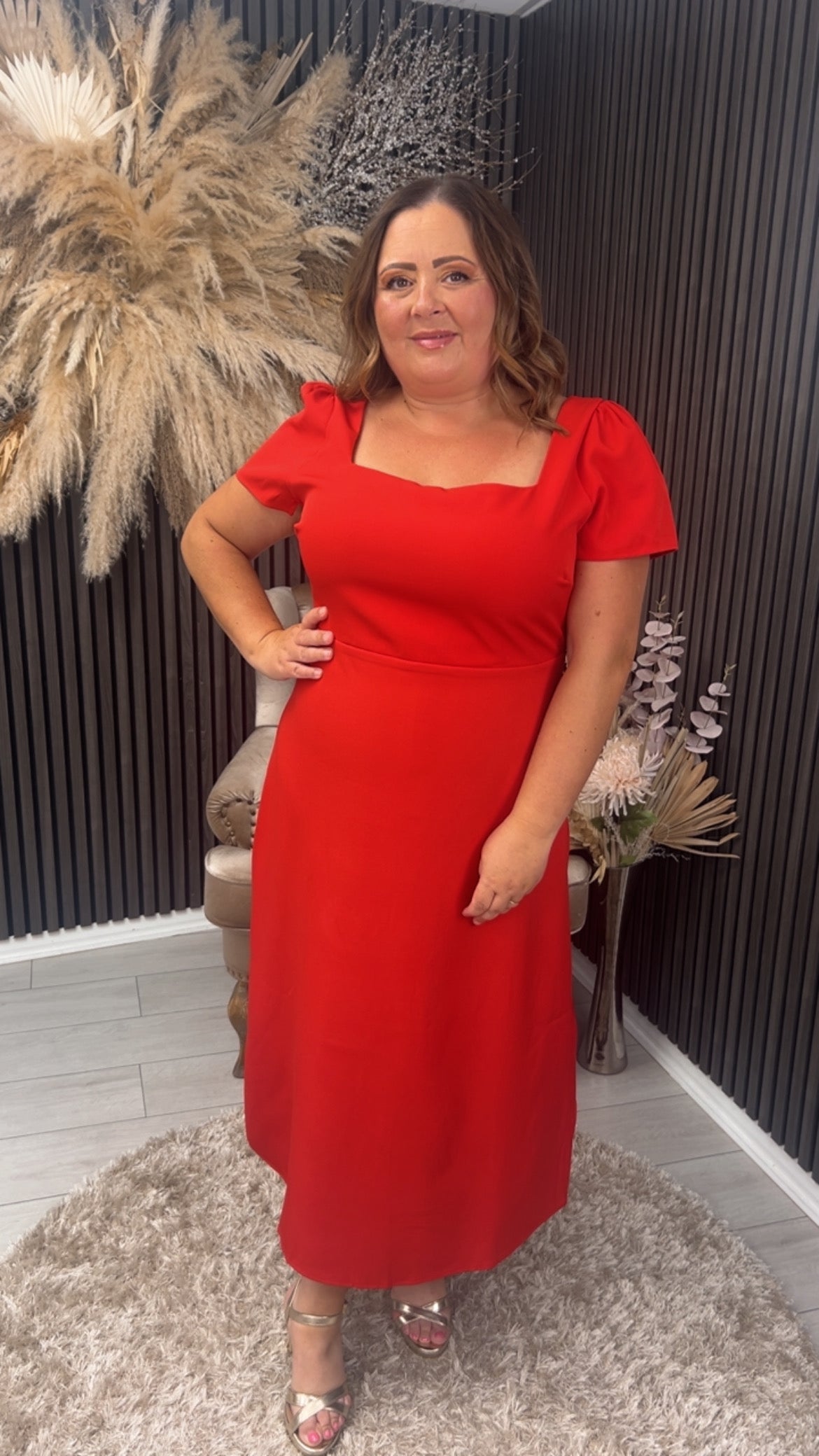 VALENTINA DRESS - RED