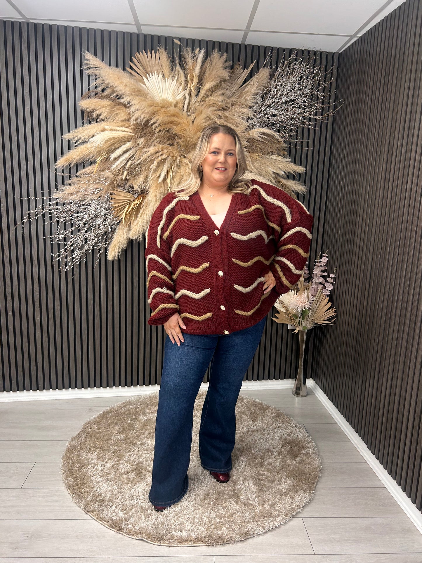 TORI CARDIGAN - WINE