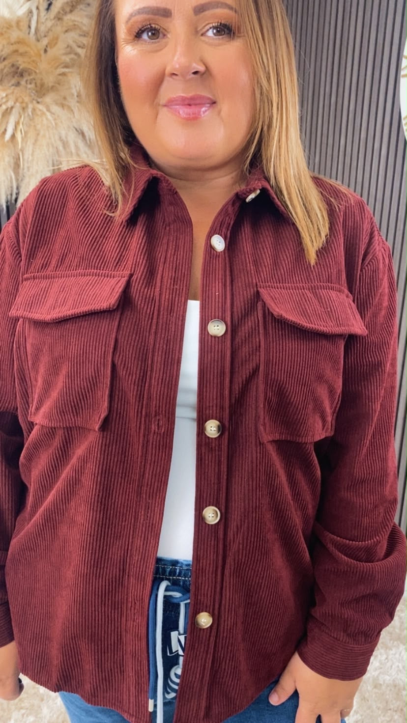 RITA JACKET - BORDEAUX
