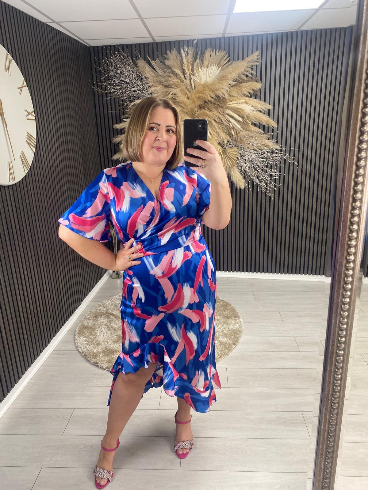 VANESSA DRESS - COBALT