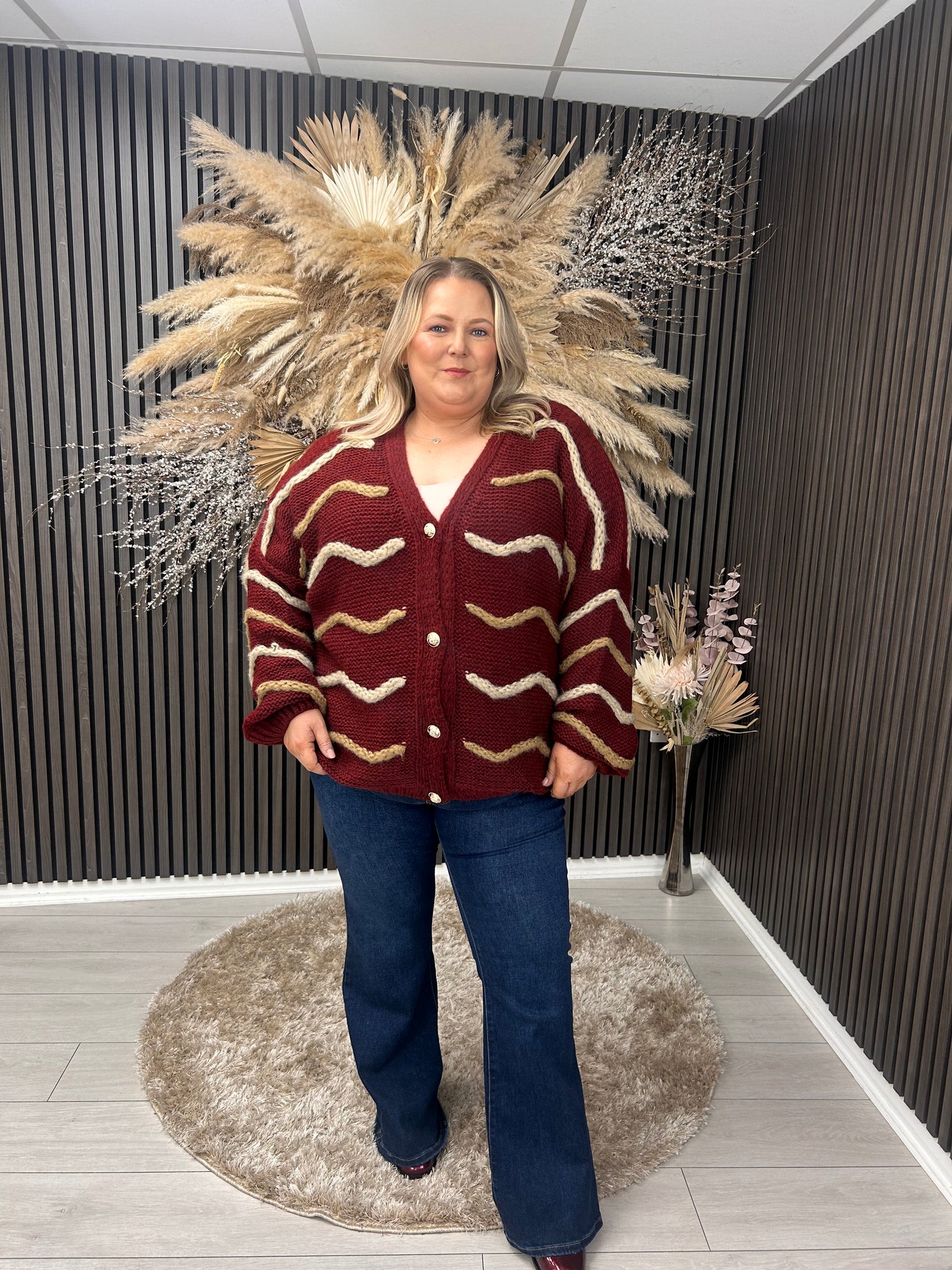 TORI CARDIGAN - WINE