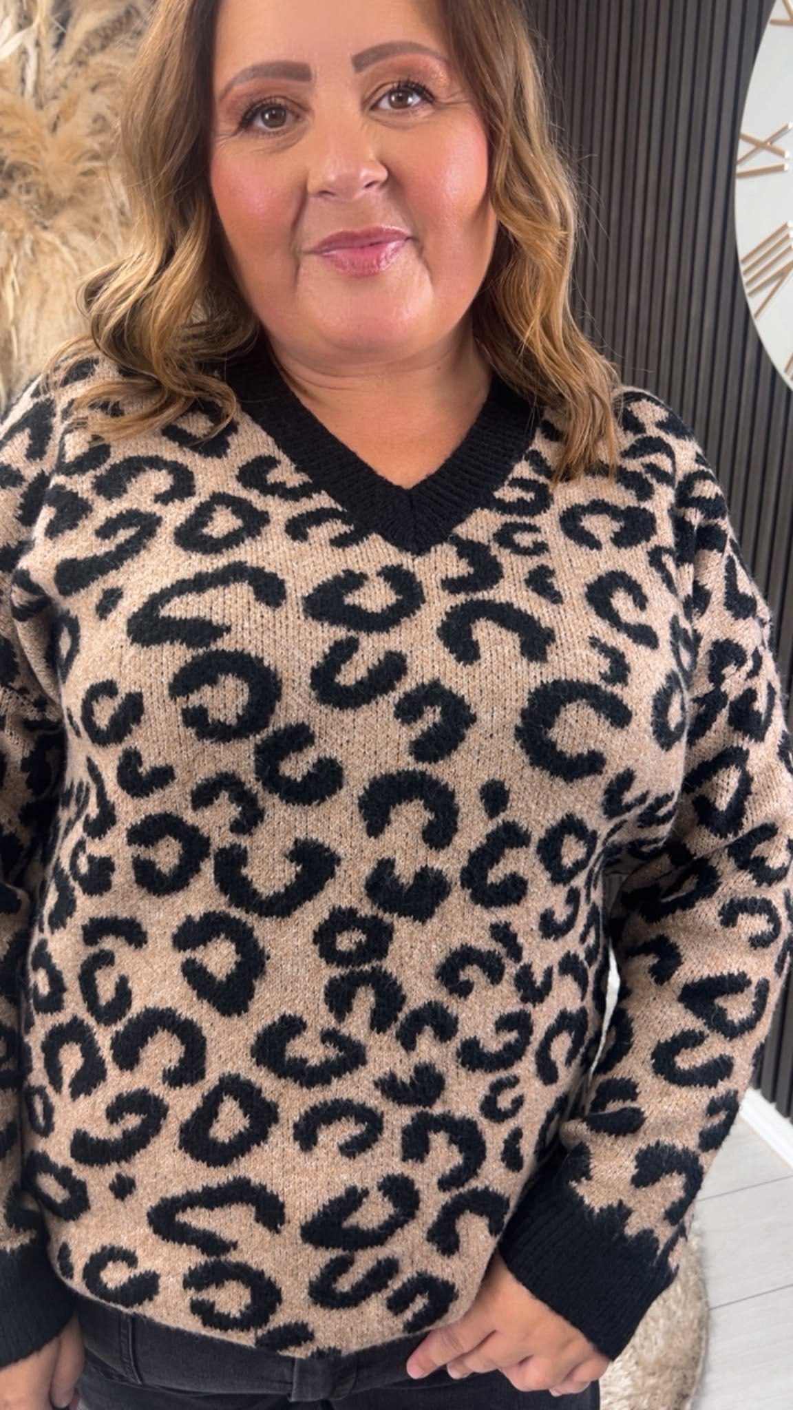 GEORGIE JUMPER- LEOPARD