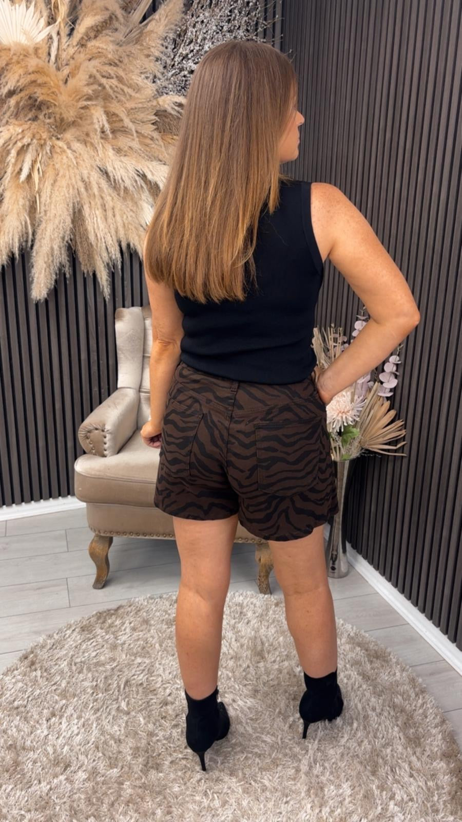 GILLY SKORT - ZEBRA PRINT