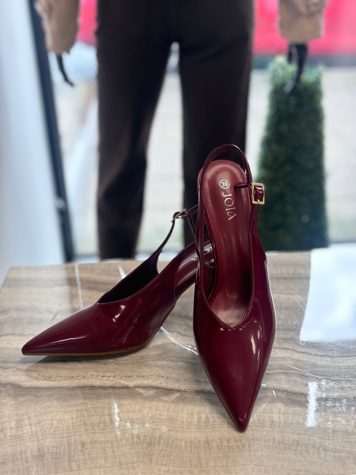 ESMERALDA SLINGBACK - WINE