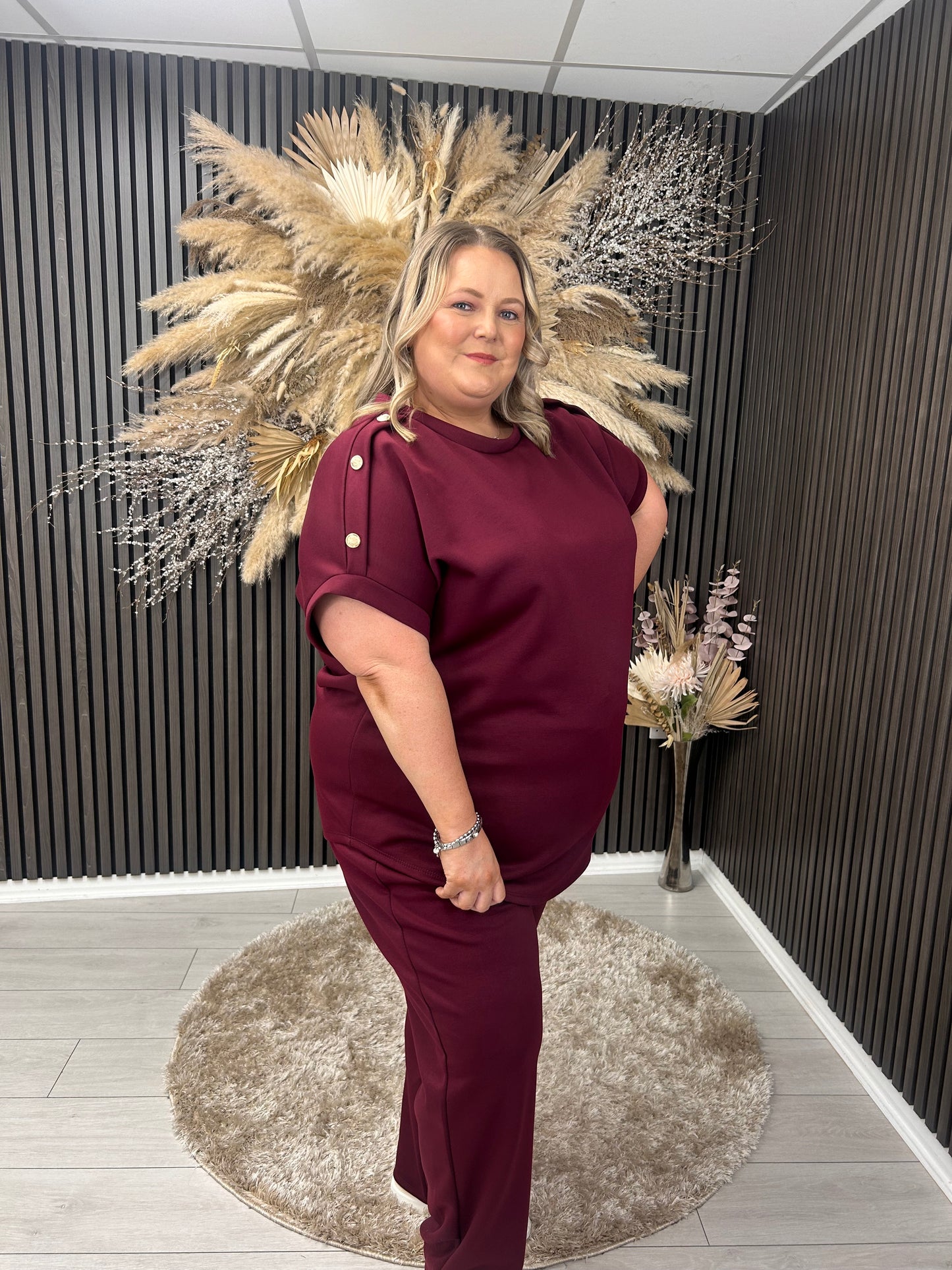 TILLIE TROUSERS - WINE