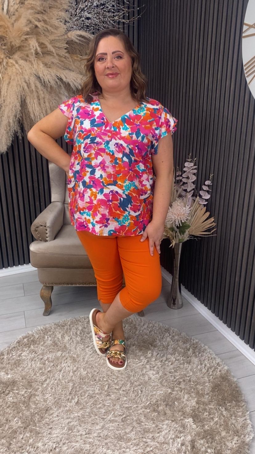 JEMIMA TOP - FUCHSIA