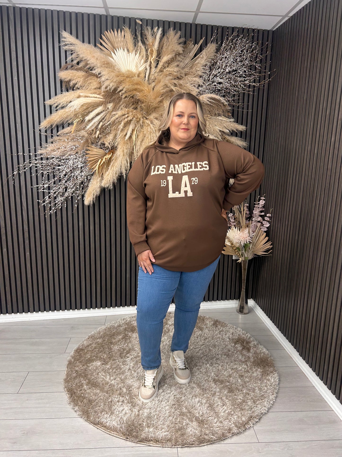 GIANNA HOODIE - BROWN