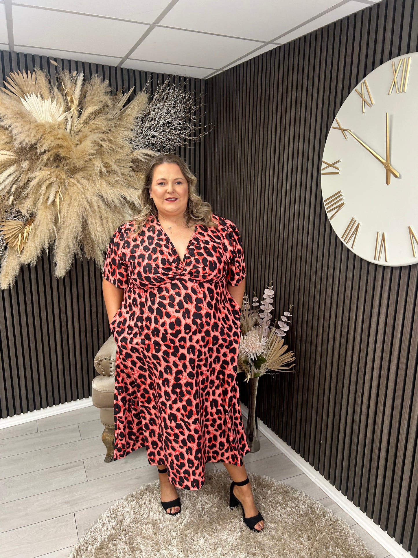 MACKENZIE DRESS - CORAL