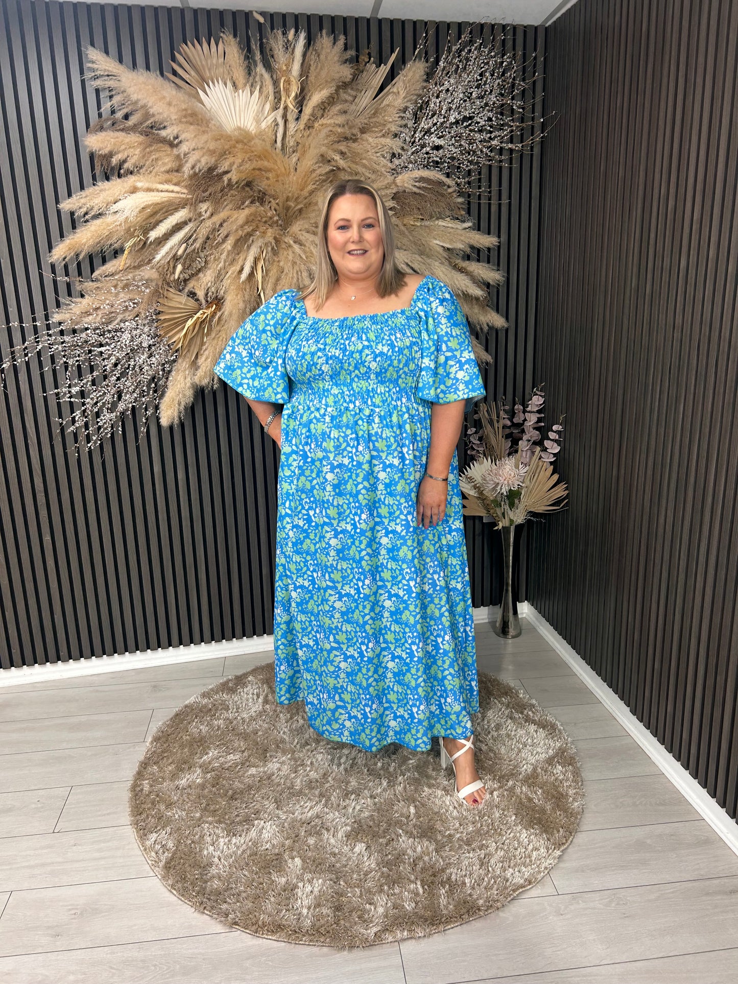 JESSICA ANN DRESS - BLUE