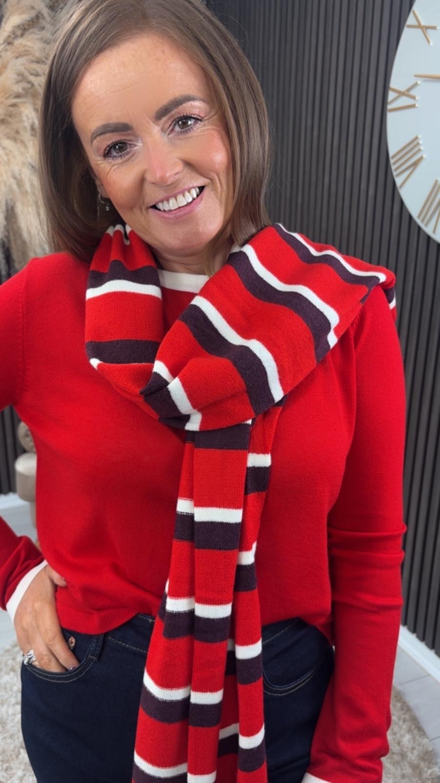 ALISON SCARF - RED