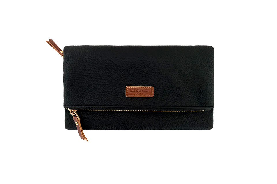 VERA CLUTCH BAG - BLACK