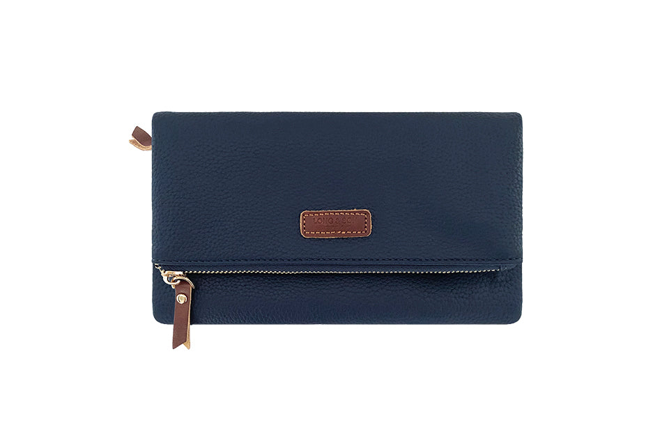 VERA CLUTCH BAG - NAVY