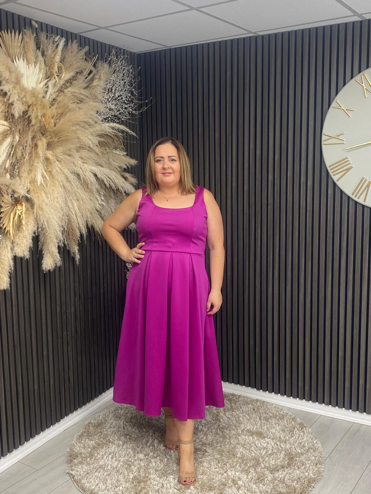 ERICA DRESS - FUCHSIA