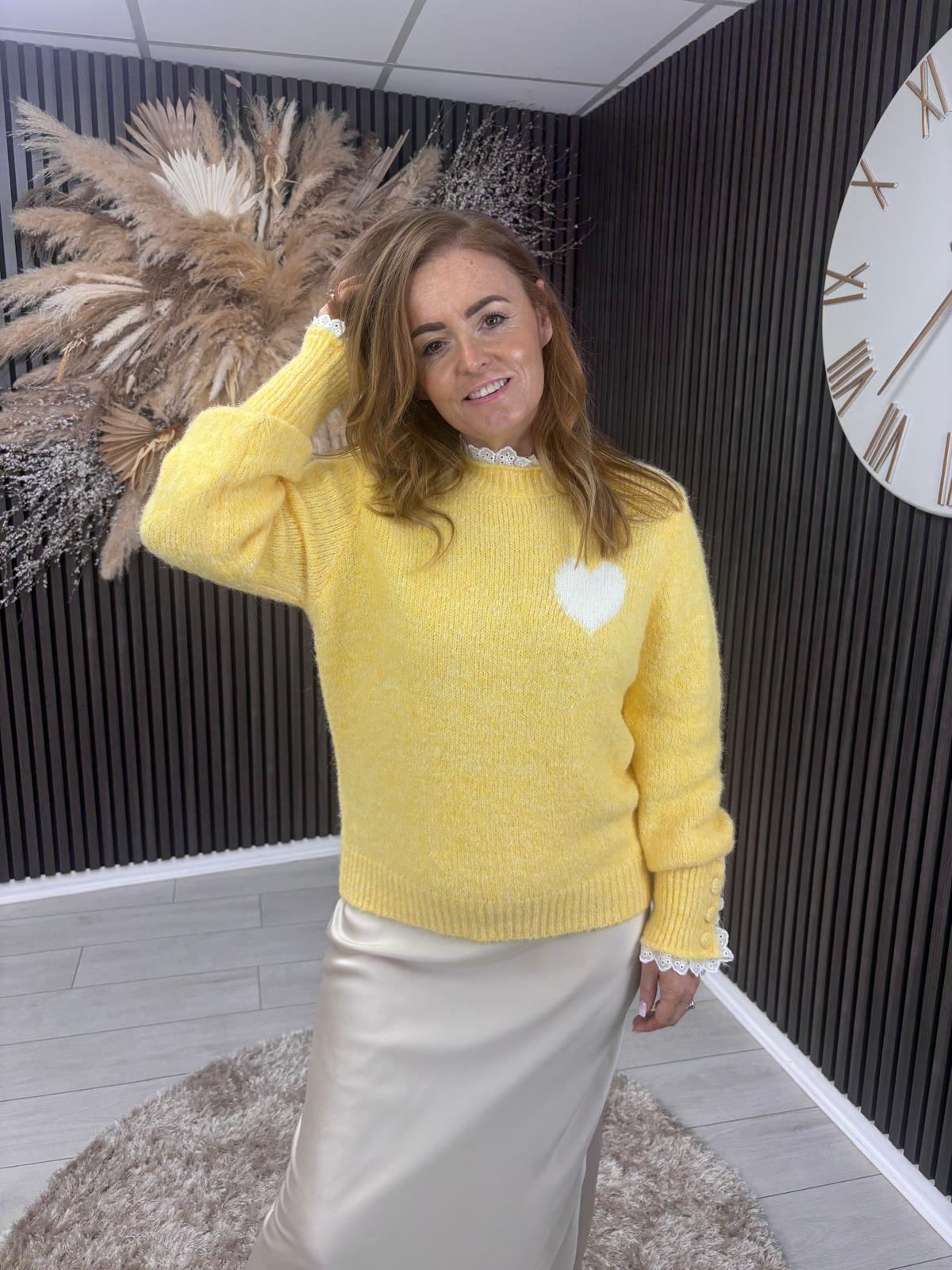 BREIGE JUMPER - YELLOW