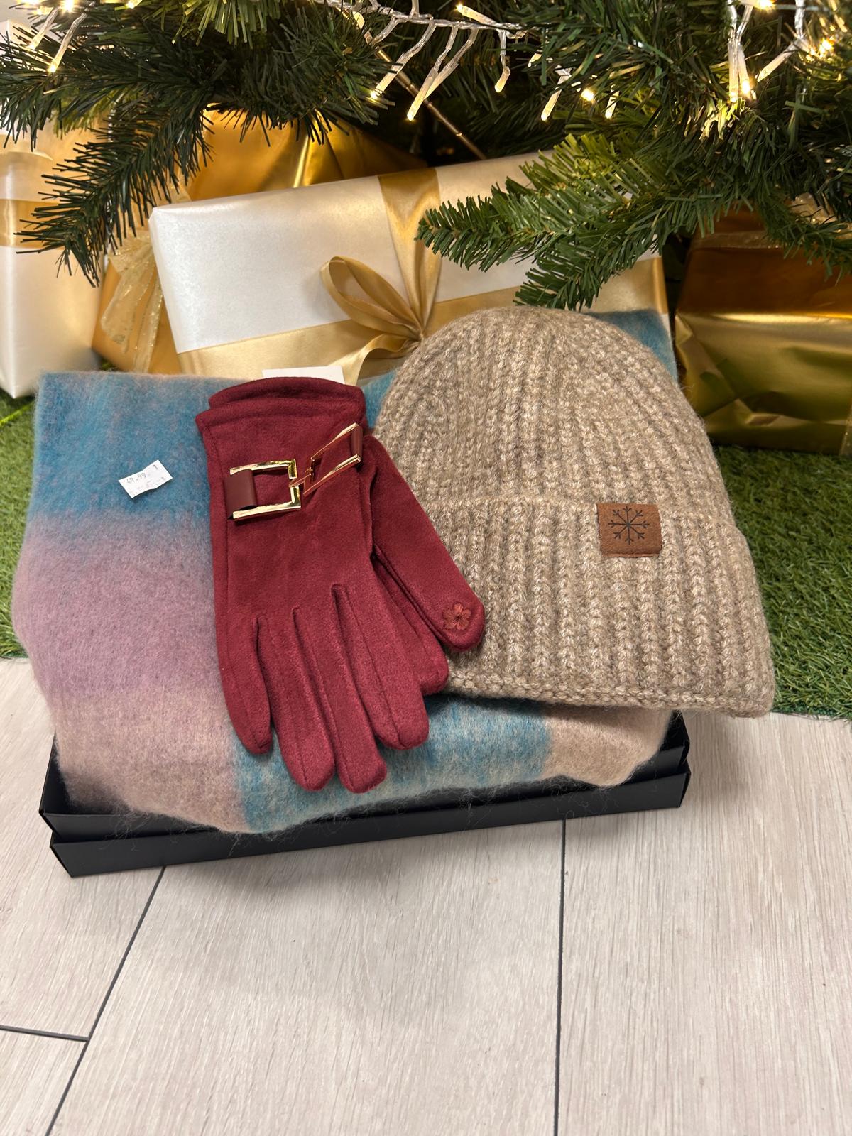 KATE GIFT SET - BURGUNDY