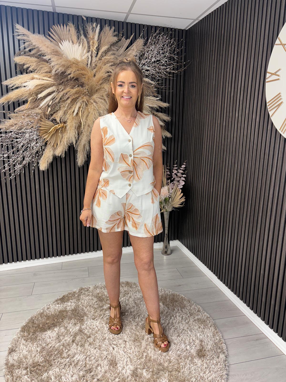 TONYA SHORTS - CREAM