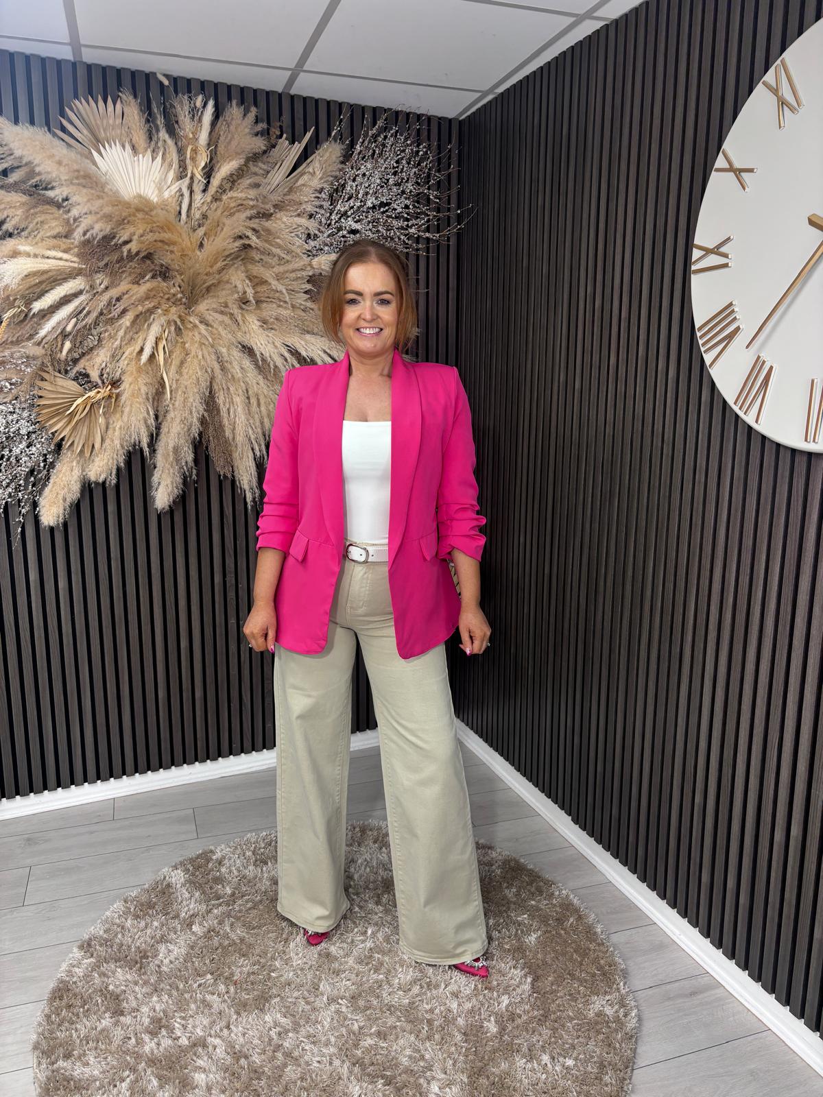 TANYA BLAZER - FUSCHIA