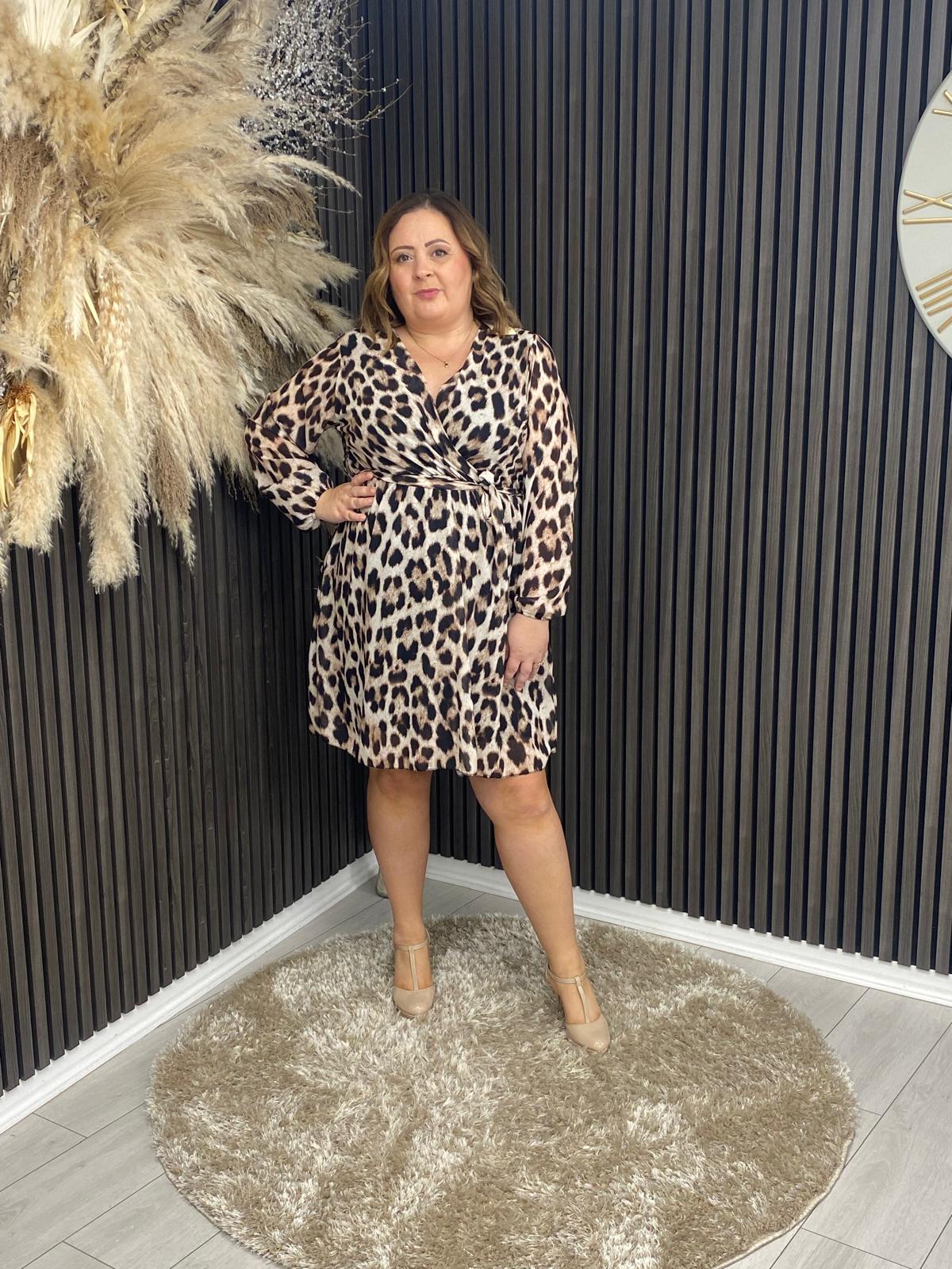 MARIA DRESS - ANIMAL PRINT