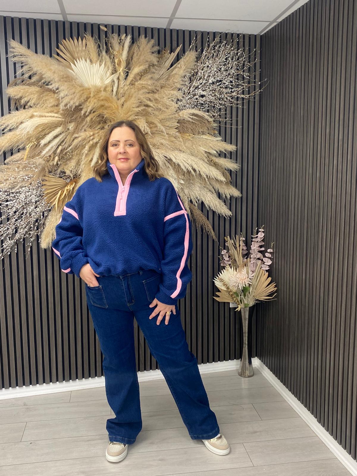 LULU FLEECE - NAVY